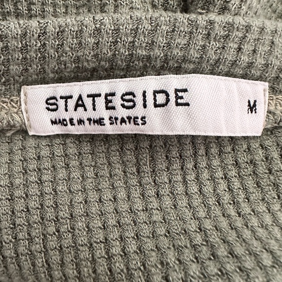 Stateside Waffle Knit Boxy Henley - Picture 5 of 8